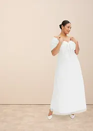 Abito da sposa con spalle scoperte e pizzo, bonprix