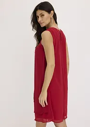 Abito in chiffon con strass, bonprix