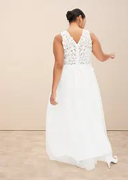 Abito da sposa con tulle e pizzo, bonprix