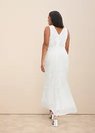 Abito da sposa con paillettes e gonna in tulle staccabile, bonprix