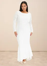 Abito da sposa ricamato con paillettes, bonprix