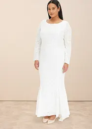 Abito da sposa ricamato con paillettes, bonprix