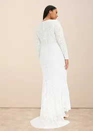 Abito da sposa ricamato con paillettes, bonprix