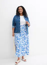 Gonna in jersey con fascia alta in vita, bonprix