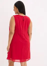 Abito in chiffon con strass, bonprix