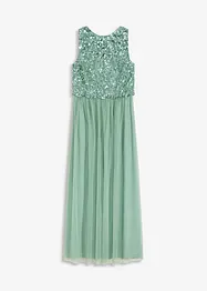 Abito lungo con paillettes, bonprix