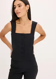 Top con bottoni, bonprix