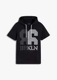 T-shirt con cappuccio in qualità pesante, bonprix