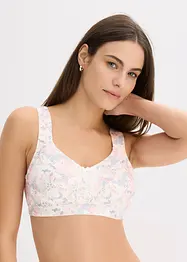 Reggiseno senza ferretto  con cotone (pacco da 2), bonprix