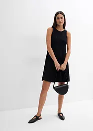 Abito in maglia svasato in misto viscosa, bonprix