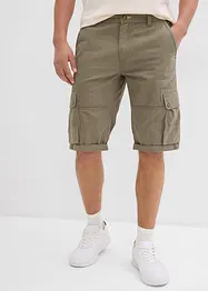 Bermuda cargo in puro cotone, regular fit, bonprix