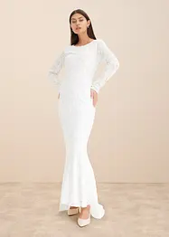Abito da sposa ricamato con paillettes, bonprix