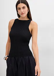 Top in maglia aderente in misto viscosa, bonprix