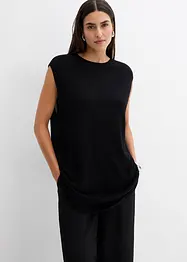 Top in maglia di fine viscosa a palloncino, bonprix