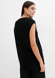 Top in maglia di fine viscosa a palloncino, bonprix