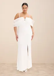 Abito da sposa in satin lucido con strass, bonprix