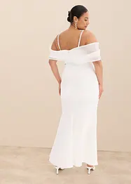 Abito da sposa in satin lucido con strass, bonprix