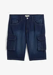 Bermuda cargo lunghi in jeans, relaxed fit, bonprix