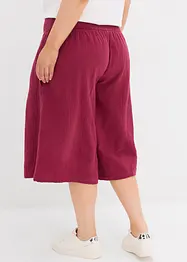 Pantaloni capri in mussola, bonprix