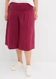 Pantaloni capri in mussola, bonprix
