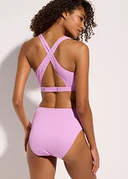 Bikini a bustier a costine (set 2 pezzi), bonprix