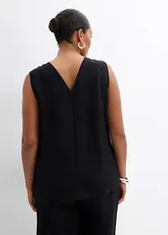 Top in misto viscosa crinkle, bonprix