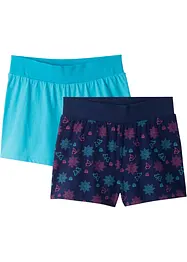 Shorts in jeans di puro cotone biologico (pacco da 2), bonprix