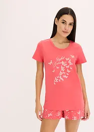 Pigiama estivo in puro cotone, bonprix