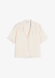 Camicetta in satin con colletto a revers, bonprix