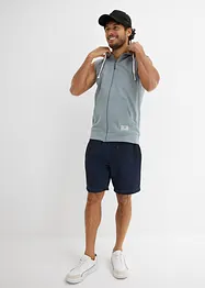 Bermuda in felpa con effetto lavato, bonprix
