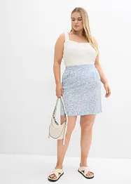 Minigonna in viscosa fluente, bonprix