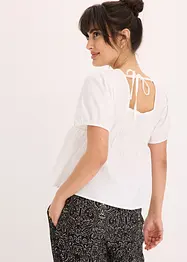 Blusa con maniche a palloncino e bottoni, bonprix