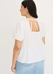 Blusa con maniche a palloncino e bottoni, bonprix