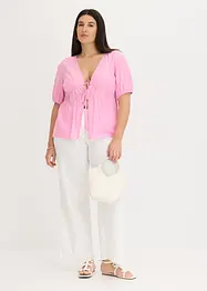 Blusa con laccetti, bonprix