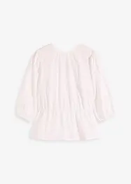 Blusa con maniche a sbuffo e scollatura alla schiena, bonprix