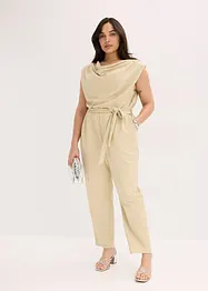 Tuta elegante in jersey con spalline imbottite, bonprix