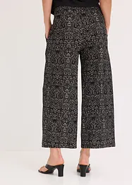 Pantaloni culotte in  jersey crêpe, bonprix