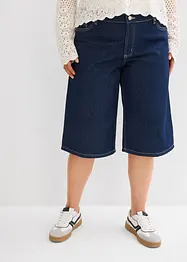 Bermuda in jeans, vita media, bonprix