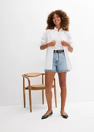 Shorts di jeans, vita alta, bonprix