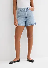 Shorts di jeans, vita alta, bonprix