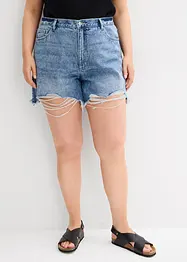 Shorts di jeans, vita alta, bonprix