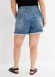 Shorts di jeans, vita alta, bonprix