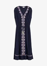 Abito midi con ricamo in stile bohémien, bonprix