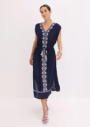 Abito midi con ricamo in stile bohémien, bonprix