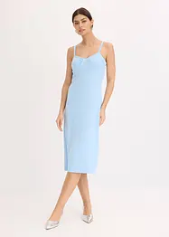 Abito midi in fine satin, bonprix