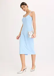 Abito midi in fine satin, bonprix