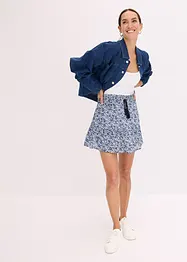 Minigonna di cotone leggero in stile bohémien, bonprix