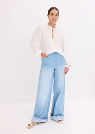Blusa con righe metallizzate, bonprix