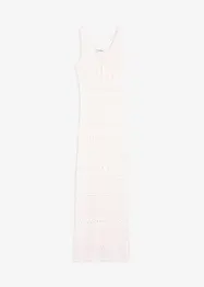 Abito lungo effetto crochet, bonprix