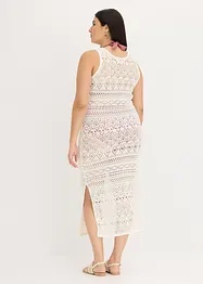 Abito lungo effetto crochet, bonprix